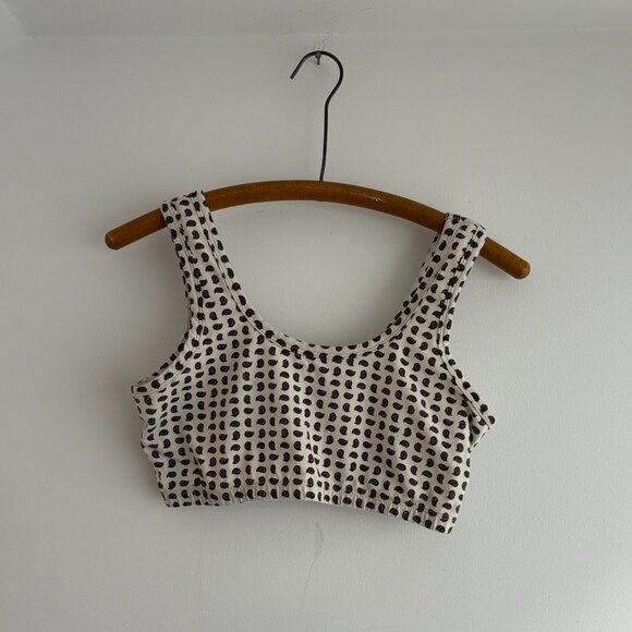 XL | ARQ wide-strap cotton bralette in Foulard colorway - Picture 1 of 4